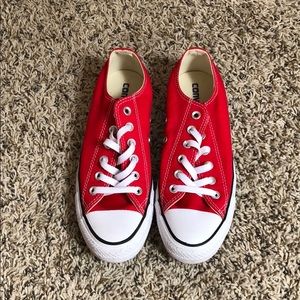 Red converse. Brand new.